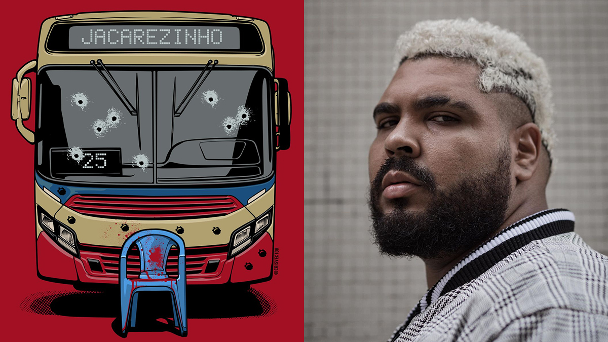 Charge compartilhada por Paulo Vieira contra operação policial no Rio de Janeiro