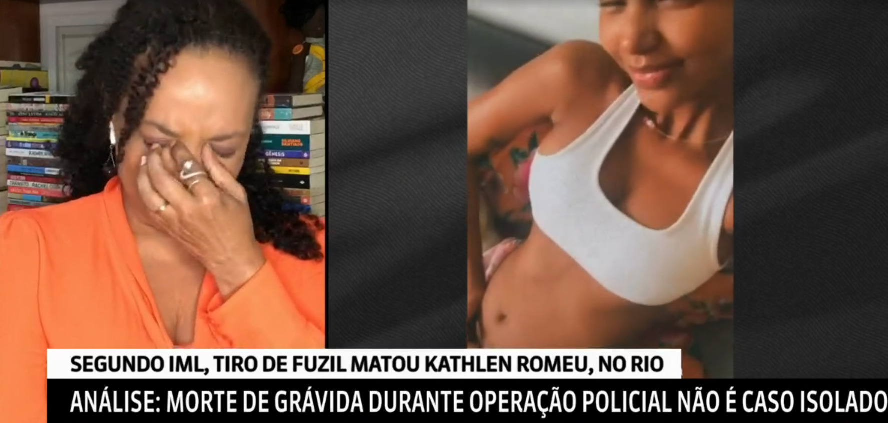 Jornalista Flávia Oliveira durante o Estúdio i