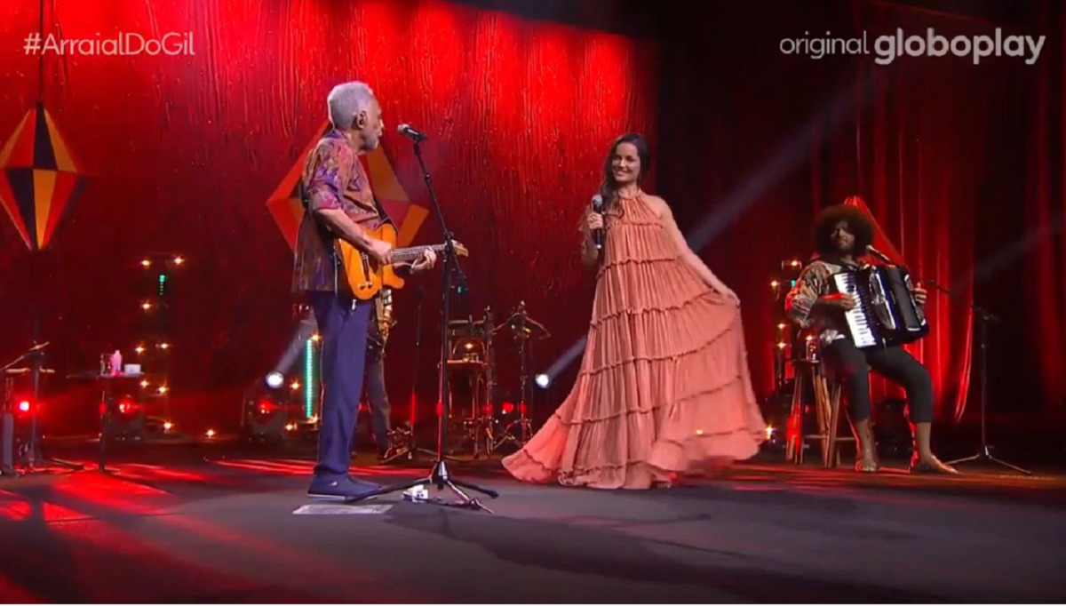 Juliette em live Junina com Gilberto Gil