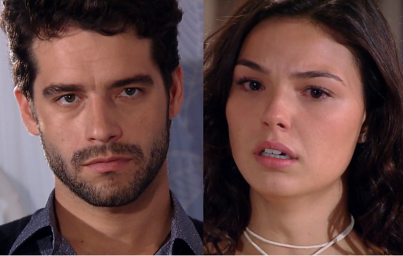 Marcela (Isis Valverde) e Renato (Guilherme Winter)