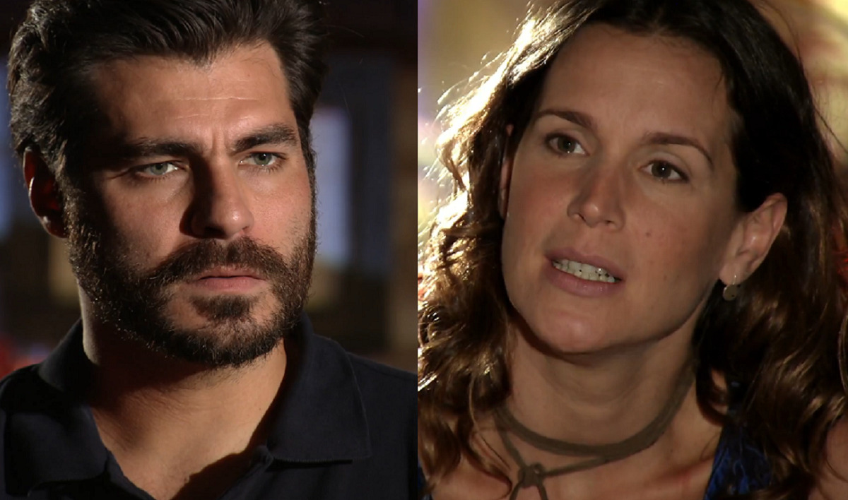 Lúcio (Thiago Lacerda) e Laura (Vanessa Lóes) em A Vida da Gente