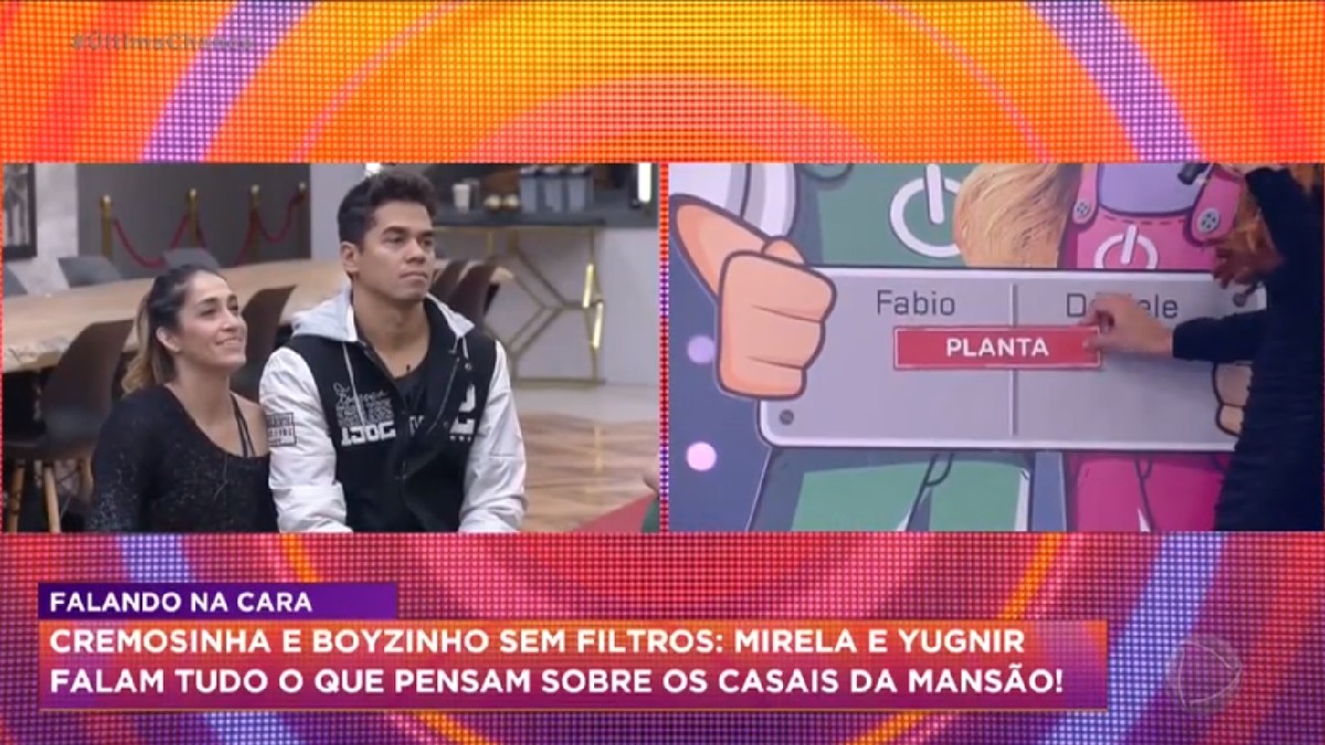 Dani e Fábio do Power Couple ganham placa de Planta de Mirela Janis_2806