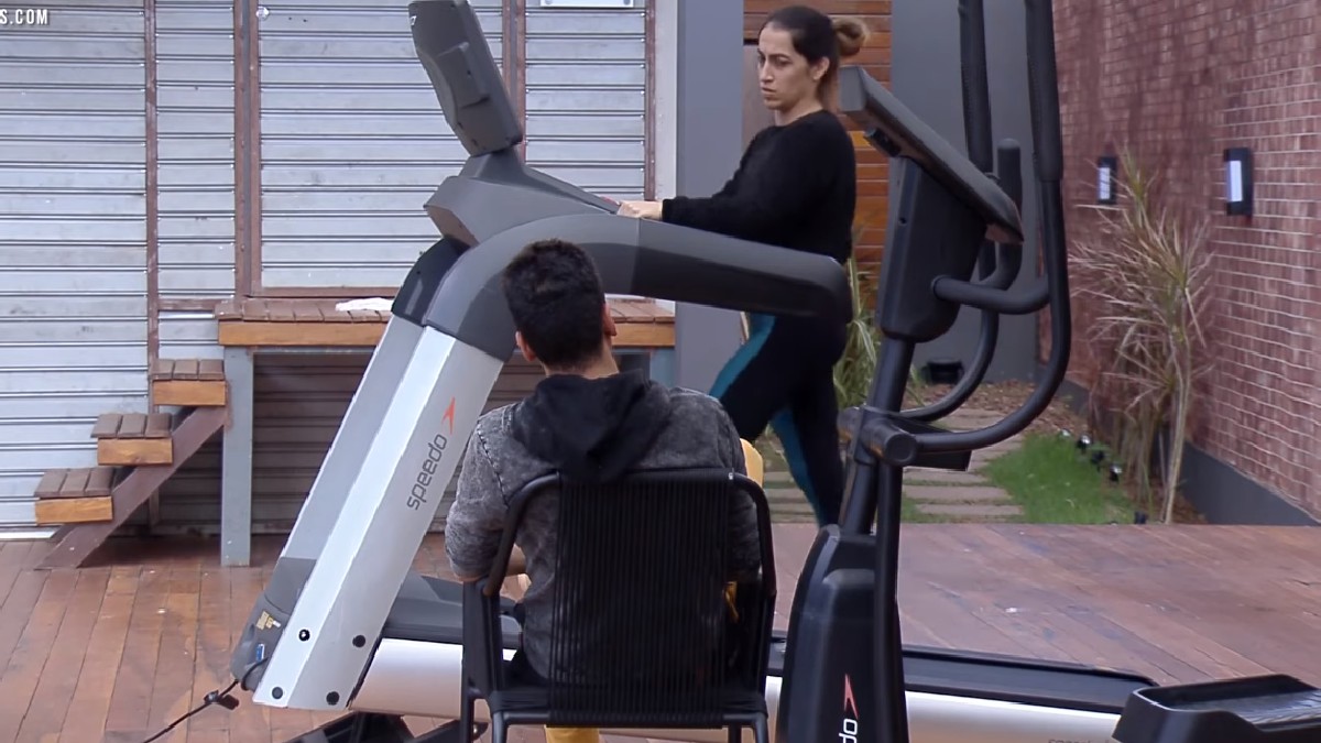 Daniele Hypólito e Fábio no Power Couple