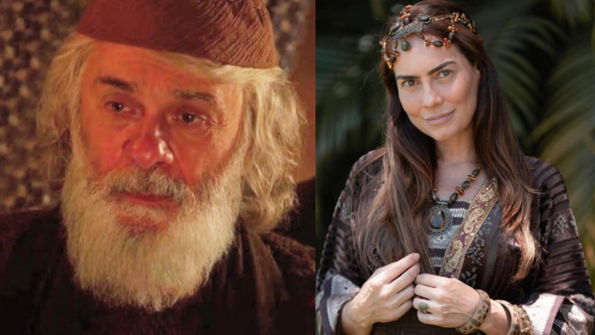 Abraão (Zé Carlos Machado) e Quetura (Adriana Prado) em Gênesis (Reprodução/Record TV)