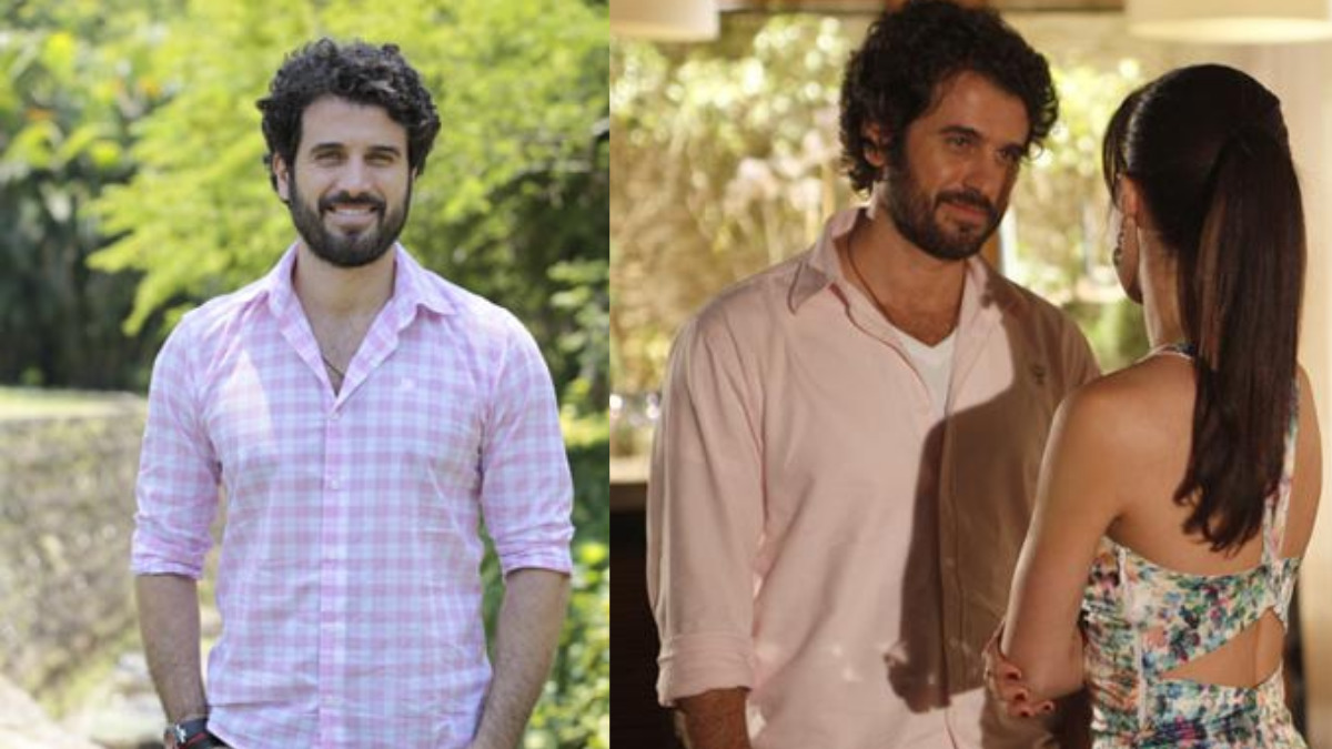 Eriberto Leão em cenas de A Vida da Gente (Reprodução/Globo)