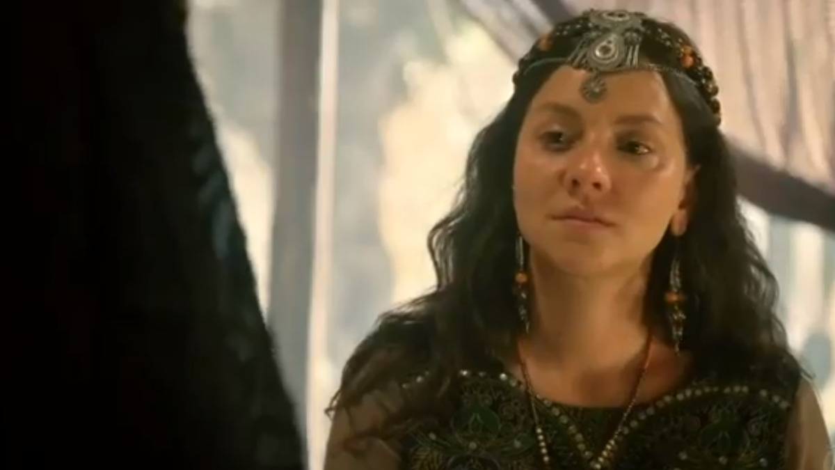 Leora (Letícia Tomazella) em Gênesis (Reprodução/Record TV)