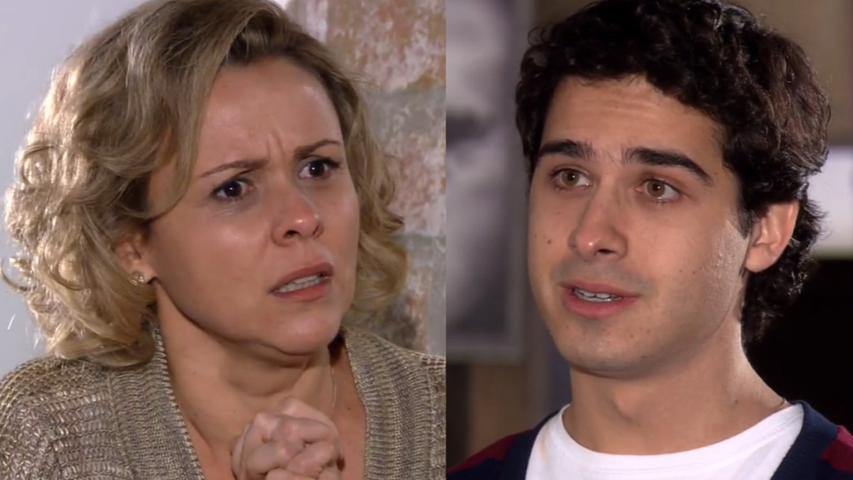 Bruna (Giulia Gam) e Julinho (André Arteche) em Ti Ti Ti (Reprodução/Globo)