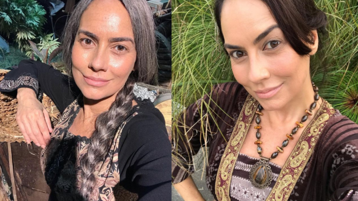 Quetura (Adriana Prado) em Gênesis (Reprodução/Instagram)