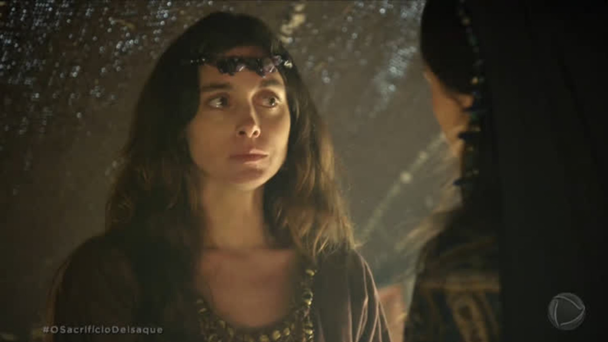 Juliana Shalch como Haviva em Gênesis (Reprodução/Record TV)