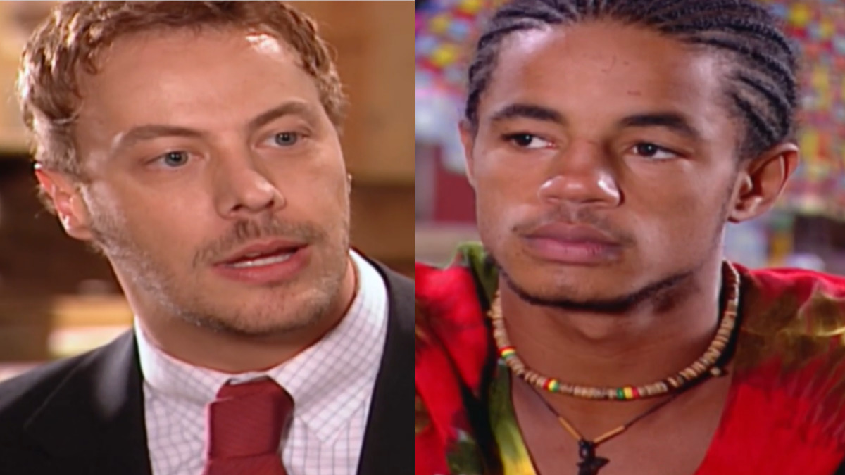 Tony (Guilherme Weber) e Dodô (Jonathan Haagensen) em Da Cor do Pecado (Reprodução/Globo)