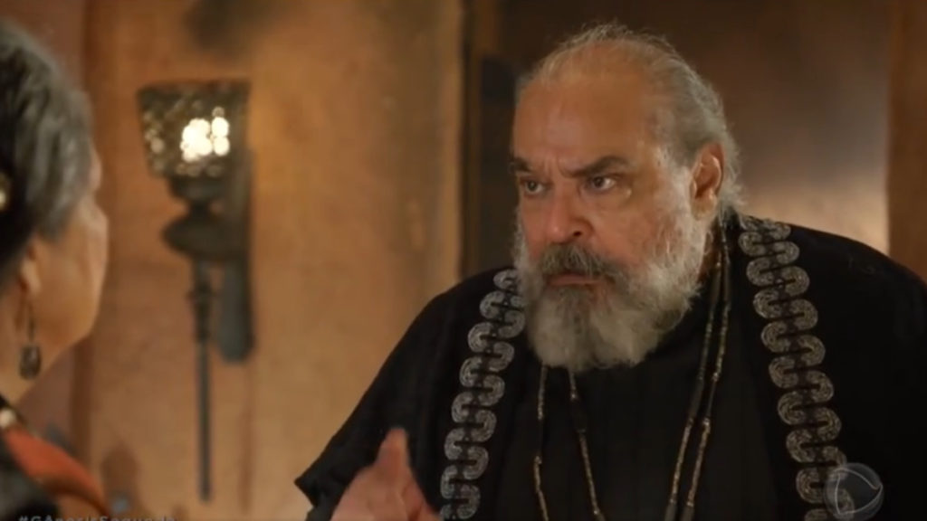 Betuel (Roberto Bonfim) em Gênesis (Reprodução/Record TV)
