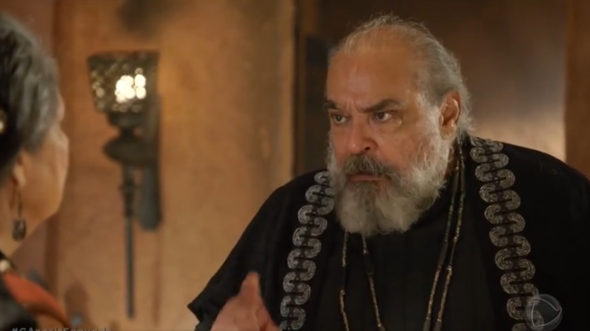 Betuel (Roberto Bonfim) em Gênesis (Reprodução/Record TV)