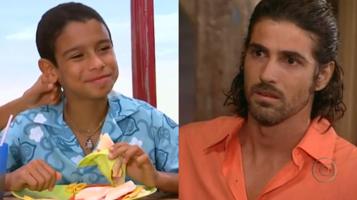 Raí (Sérgio Malheiros) e Paco (Reynaldo Gianecchini) em Da Cor do Pecado (Reprodução/Globo)