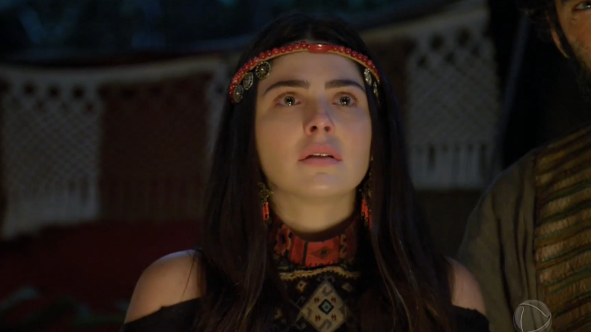 Uriala (Marcela Barrozo) em Gênesis (Reprodução/Record TV)