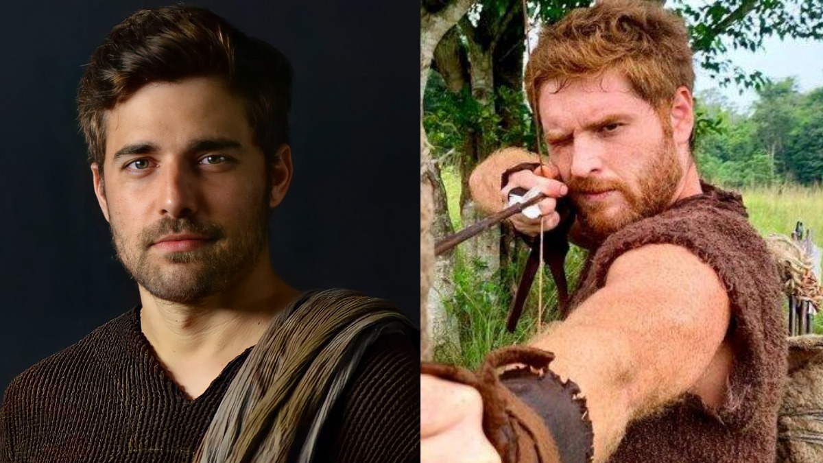 Jacó (Miguel Coelho) e Esaú (Cirillo Luna) em Gênesis (Reprodução/Record TV)