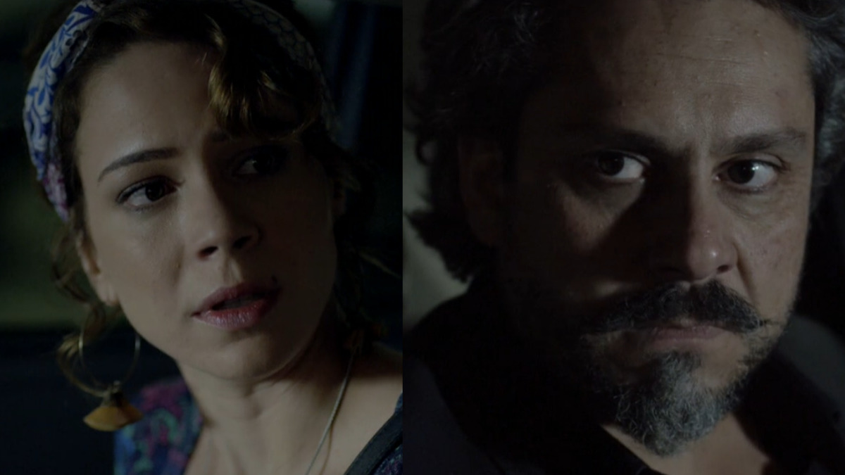 Cristina (Leandra Leal) e José Alfredo (Alexandre Nero) em Império (Reprodução/Globo)