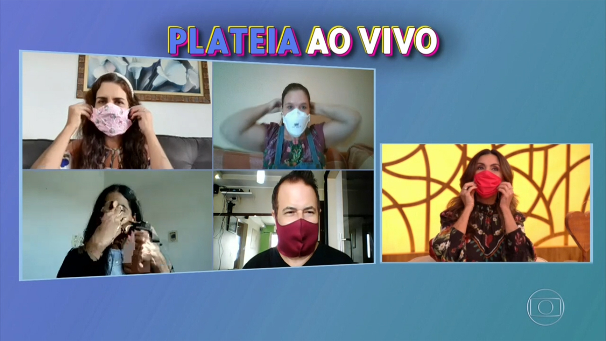 Fátima Bernardes e convidados no Encontro
