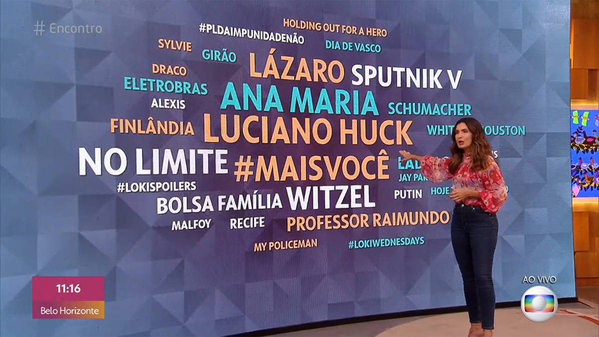 Fátima Bernardes no Encontro