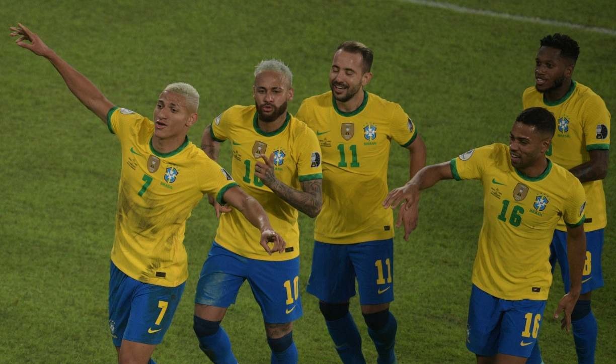 Jogadores da seleção brasileira
