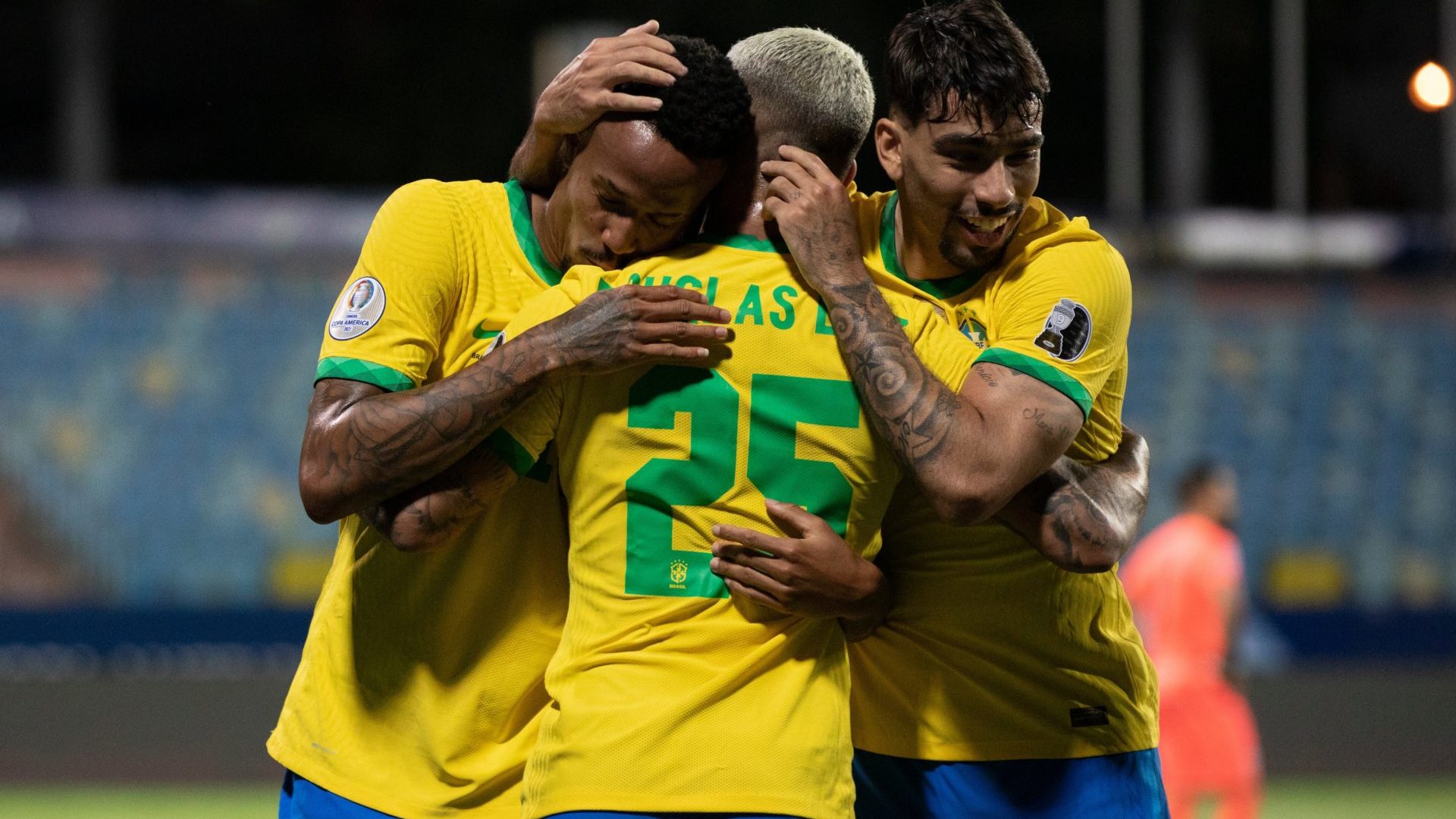 Jogadores da seleção brasileira na Copa América