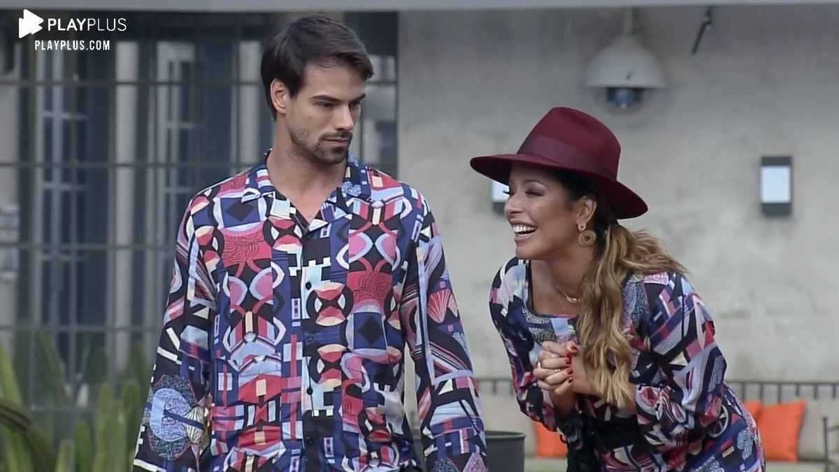Leandro Gléria e Renata Dominguez no Power Couple