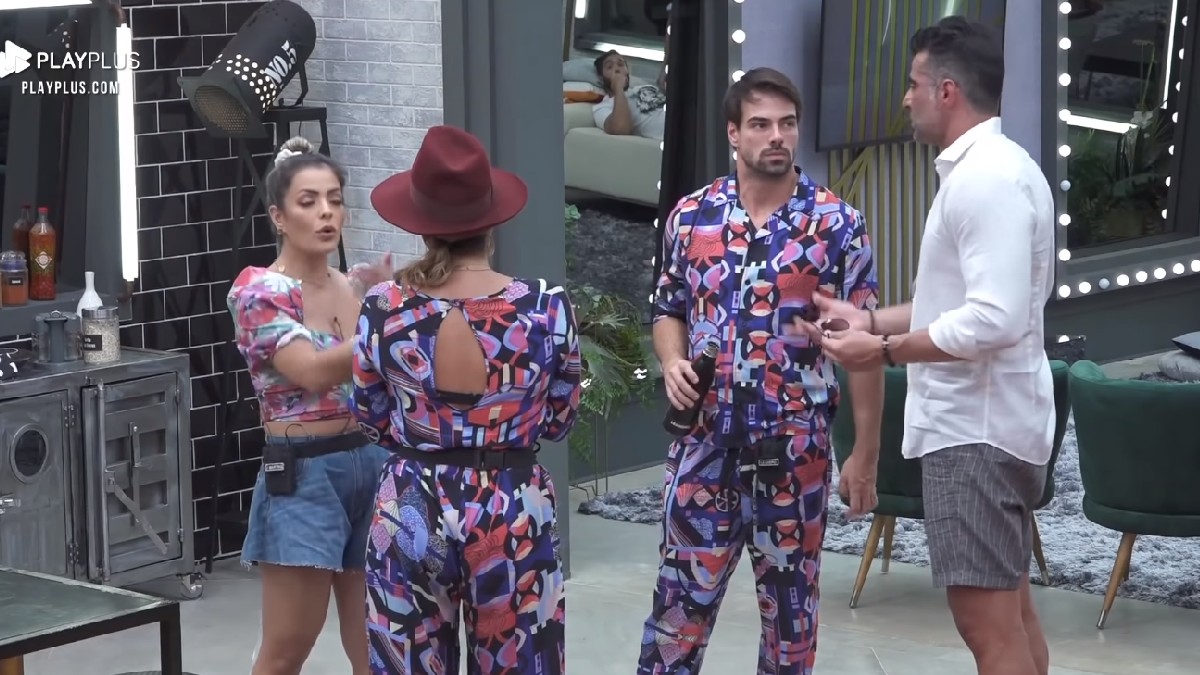 Li Martins, Renata, JP e Leandro no Power Couple
