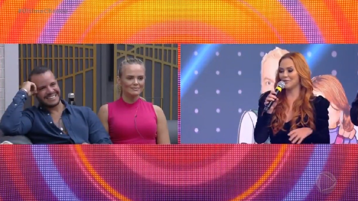 Mirela Janis distribui defeitos para Nina e Filipe do Power Couple