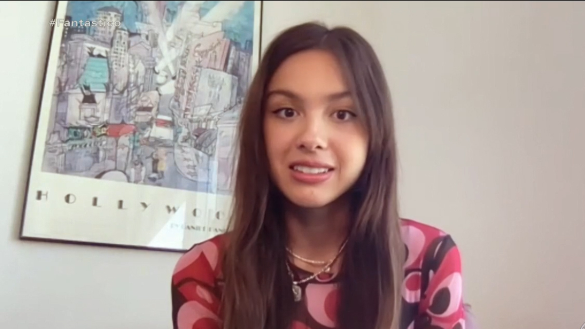 Olivia Rodrigo no Fantástico