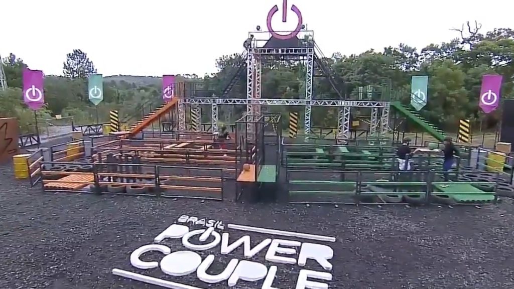 Prova dos Casais no Power Couple (Reprodução PlayPlus)