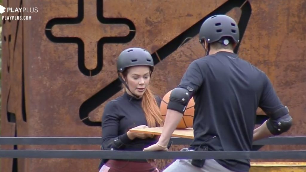 Prova dos Casais no Power Couple (Reprodução PlayPlus)