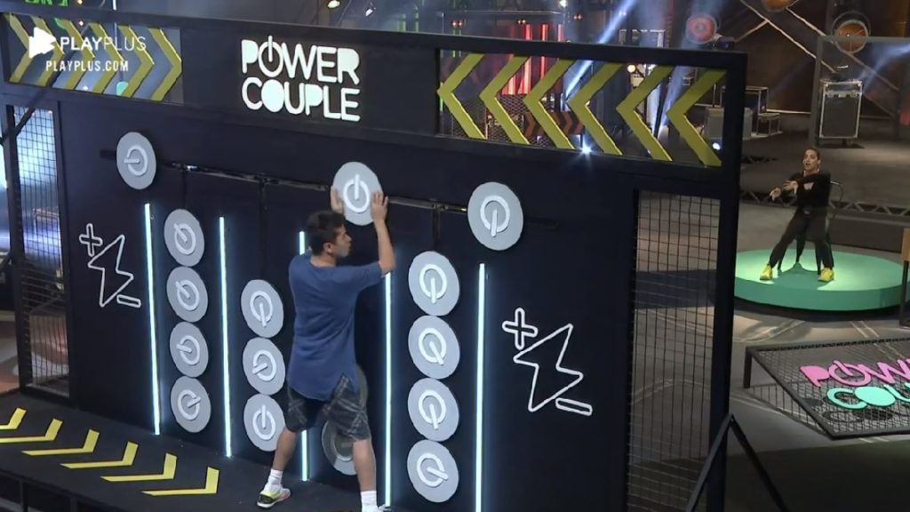 Prova dos Casais no Power Couple (Reprodução/PlayPlus)