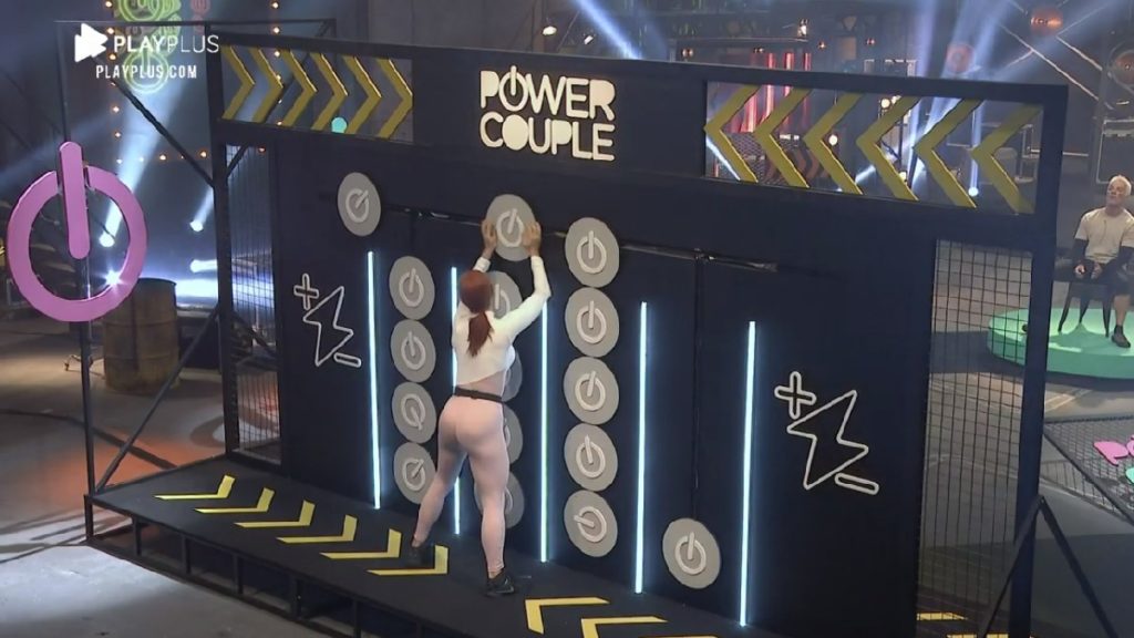 Prova dos Casais no Power Couple (Reprodução/PlayPlus)