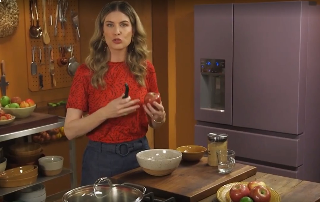 A apresentadora Rita Lobo no seu programa