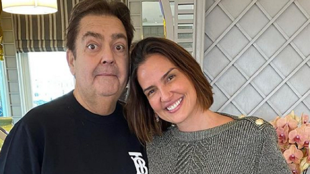 Faustão e a mulher, Luciana Cardoso