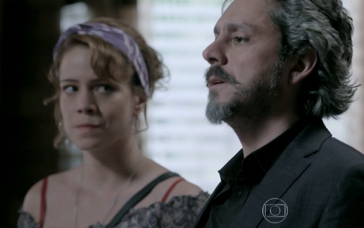 Cristina (Leandra Leal) e José Alfredo (Alexandre Nero) em Império