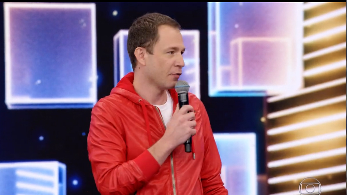 Tiago Leifert no Domingão