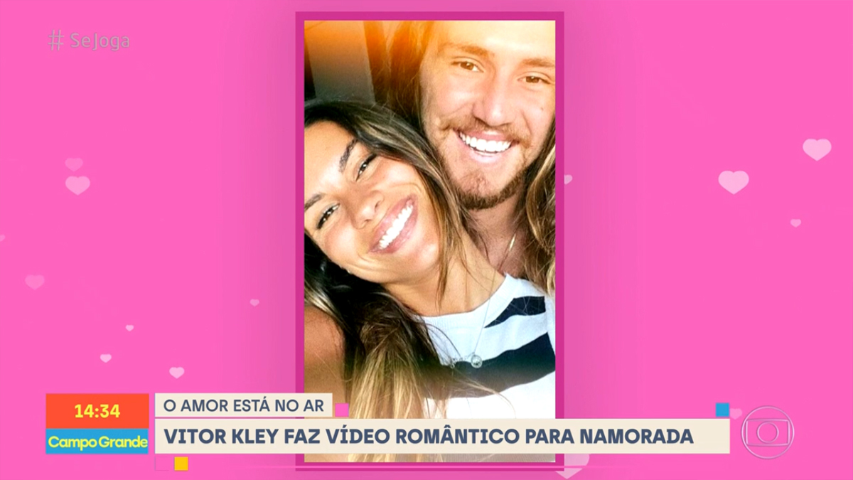 Vitor Kley e Carolina Loureiro no Se Joga