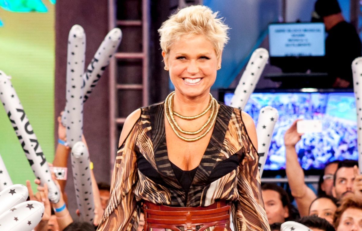 Xuxa nos bastidores da Globo (Divulgação)