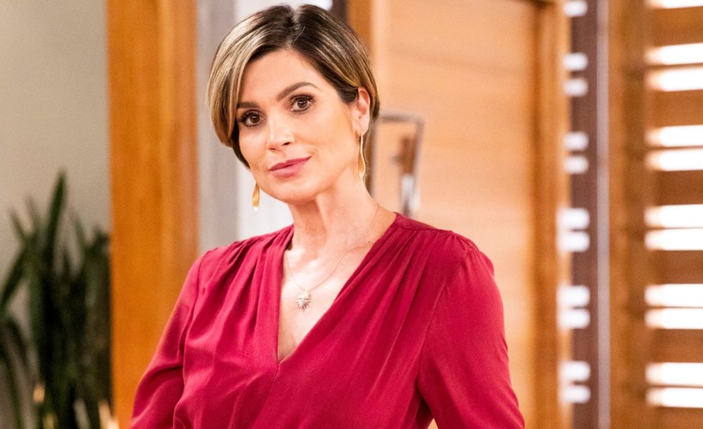 Fl&aacute;via Alessandra nos bastidores de Salve-se Quem Puder (Divulga&ccedil;&atilde;o/Globo)