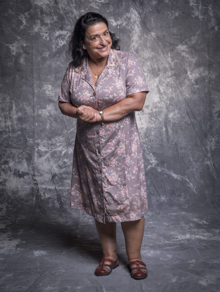 Ermelinda (Grace Gianoukas) de Salve-se Quem Puder (Divulgação/Globo)