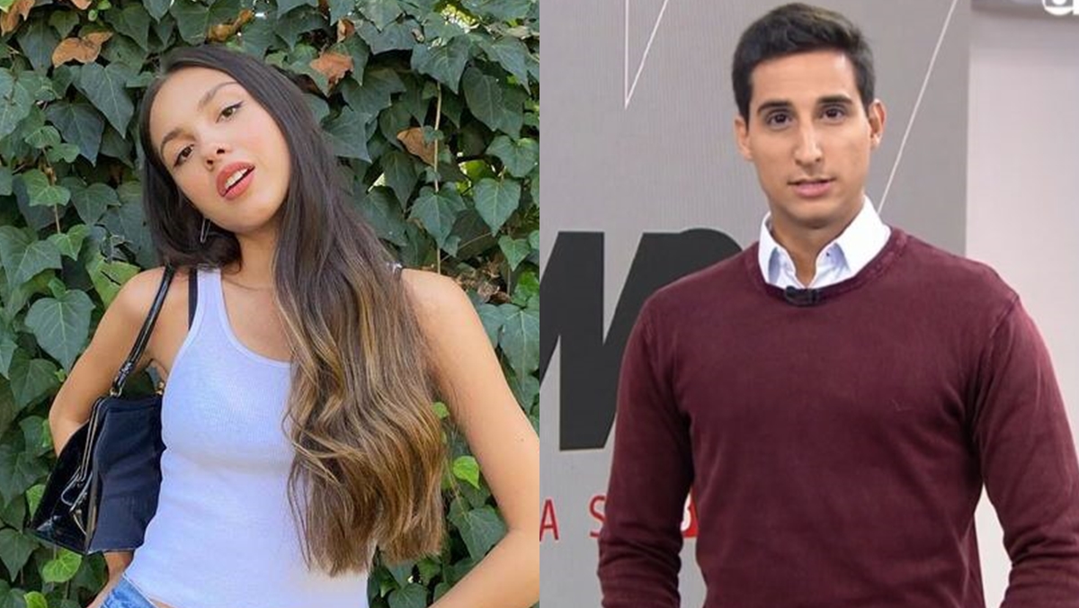 Murilo Salviano entrevista Olivia Rodrigo para o Fantástico (Reprodução/Montagem Observatório da TV)