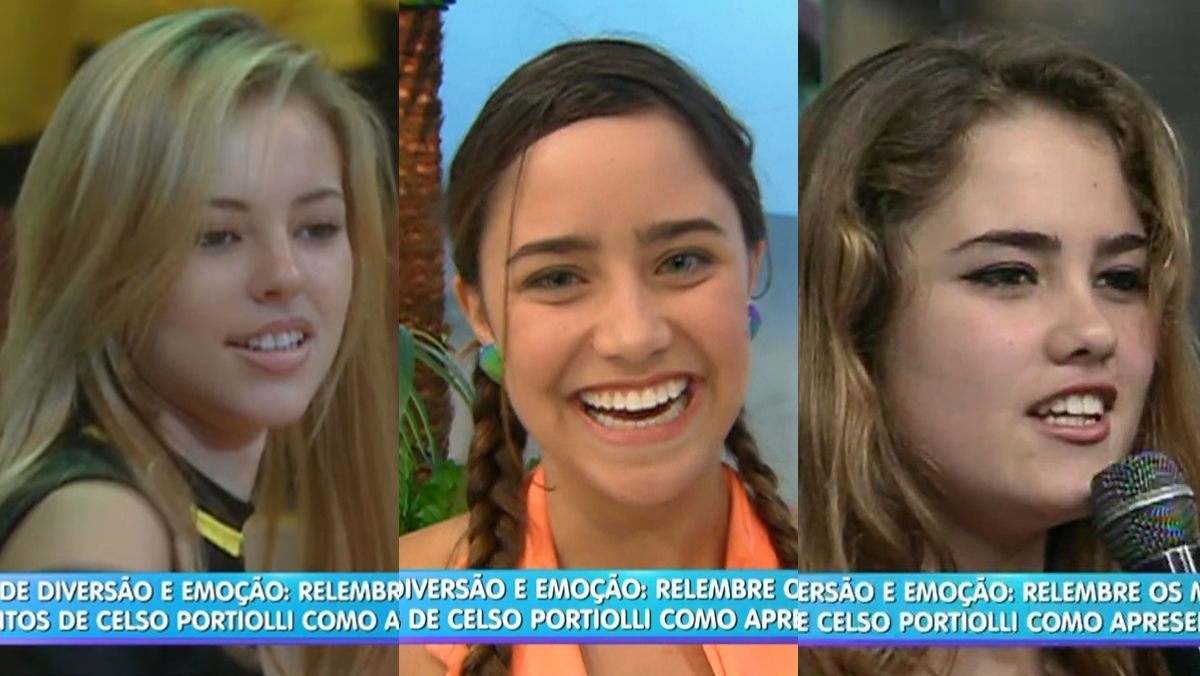Paolla Oliveira, Fernanda Vasconcellos e Ellen Rocche iniciaram a carreira no SBT (Reprodução: SBT)