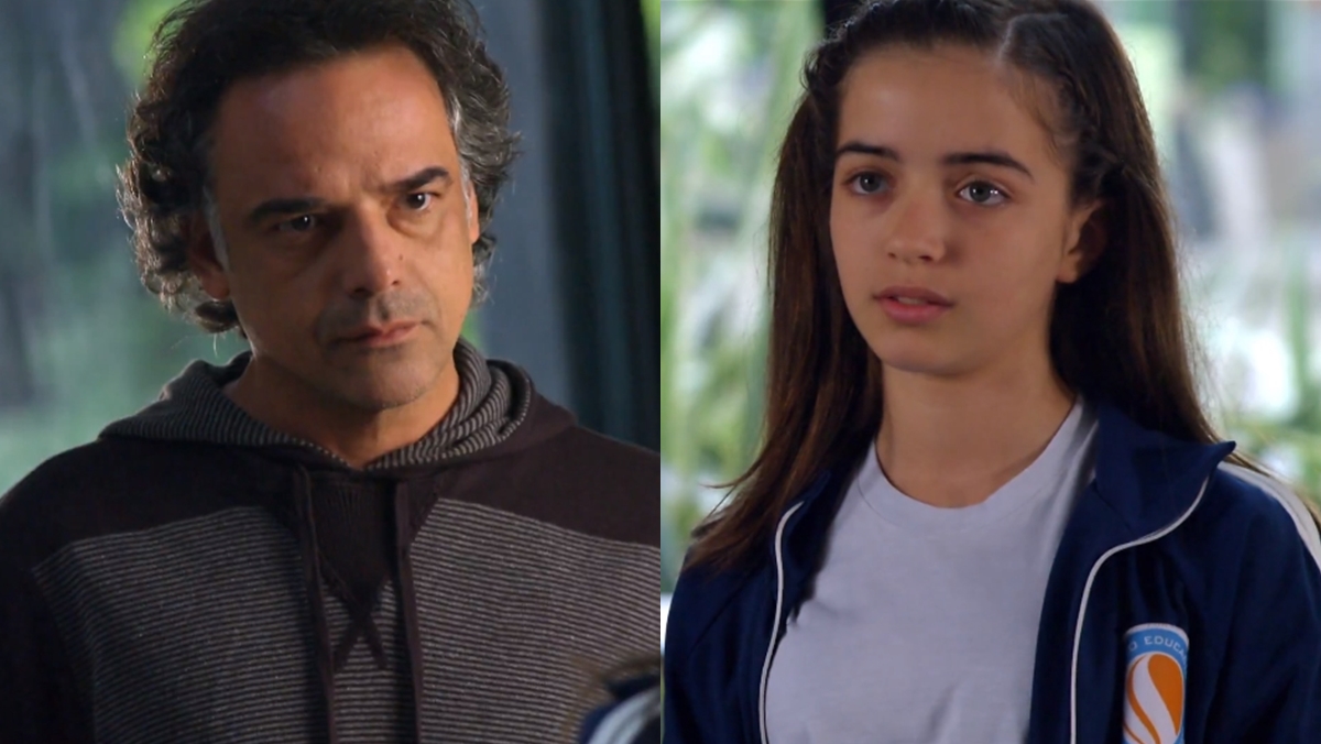 Ângelo Antônio (Marcos) e Anna Rita Cerqueira (Olívia) em cena de A Vida da Gente (Reprodução: Globo)