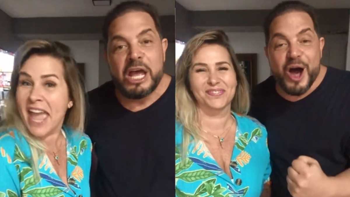 Andréa Sorvetão e Conrado (Reprodução: Instagram/Montagem Observatório da TV)