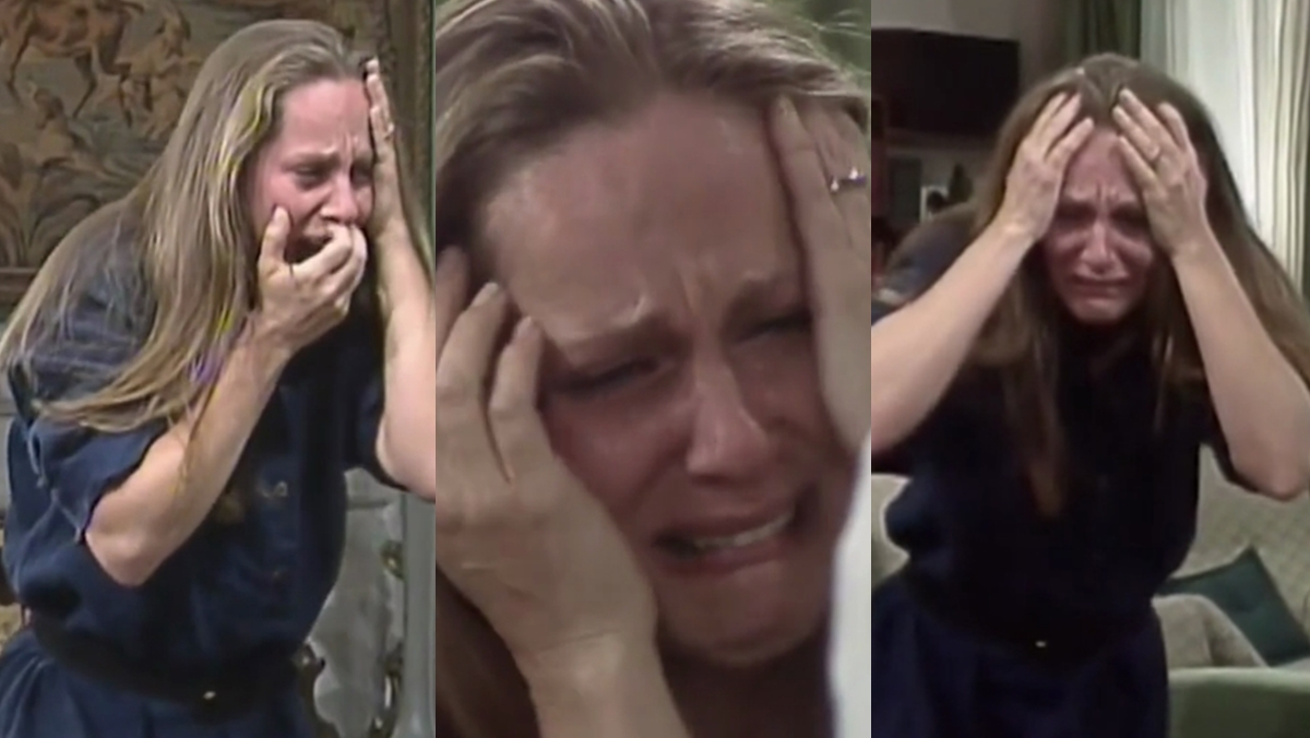 Lucinha Lins (Estela) em cena de A Viagem (Reprodução: Globo)