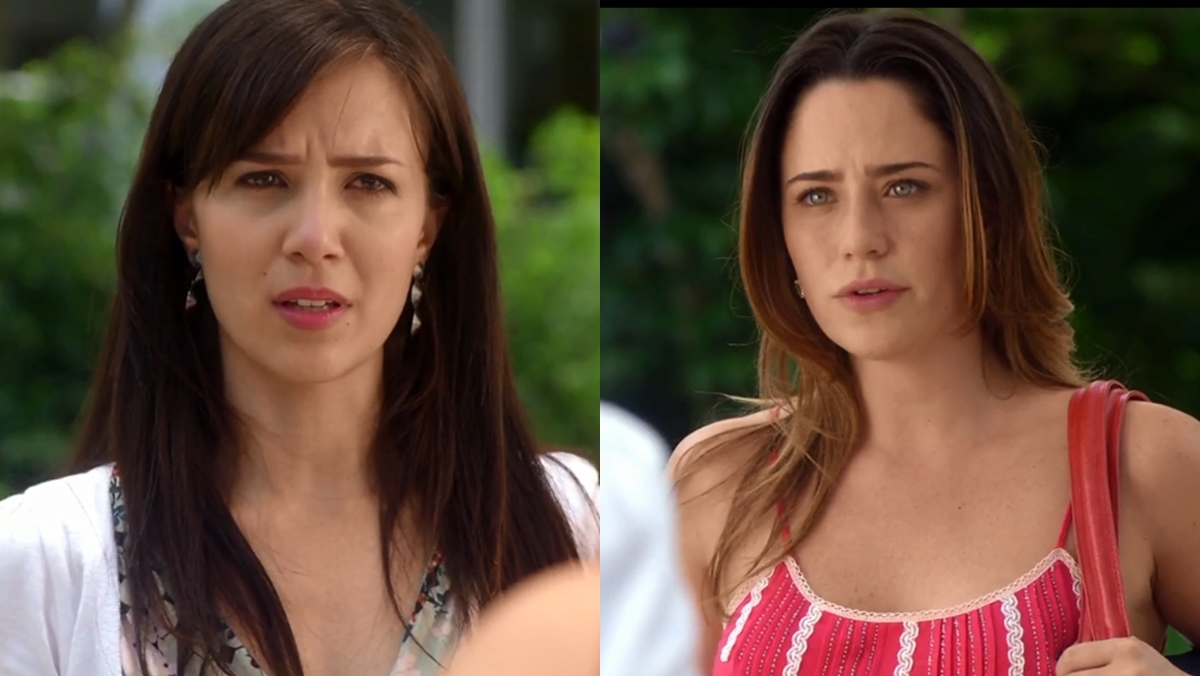 Manu (Marjorie Estiano) e Ana (Fernanda Vasconcellos) em cena de A Vida da Gente (Reprodução: Globo)