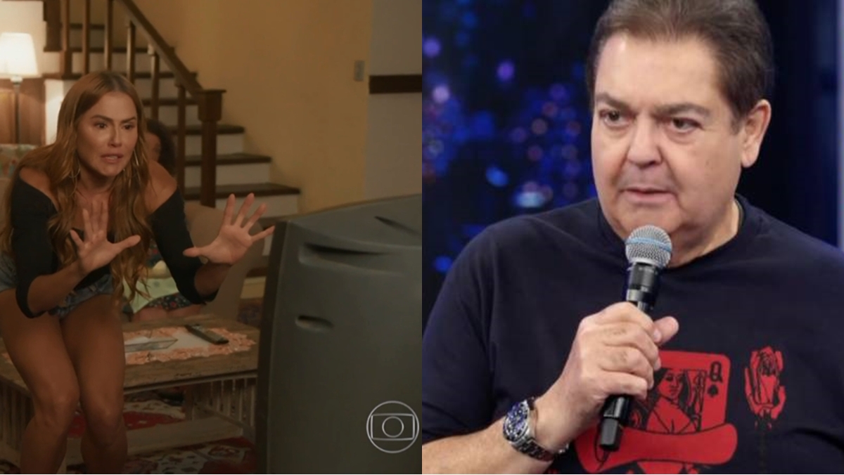 Fausto Silva é lembrado por personagens de Salve-se Quem Puder (Reprodução: Globo)
