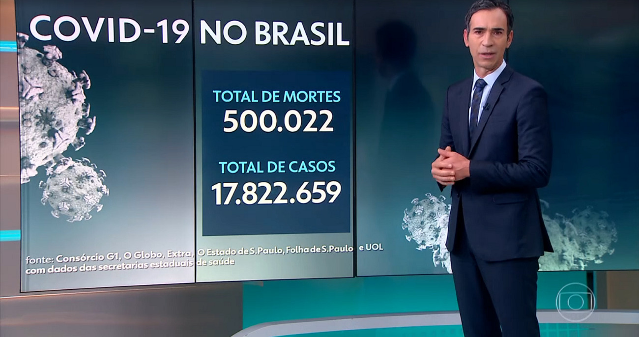 César Tralli no Jornal Hoje