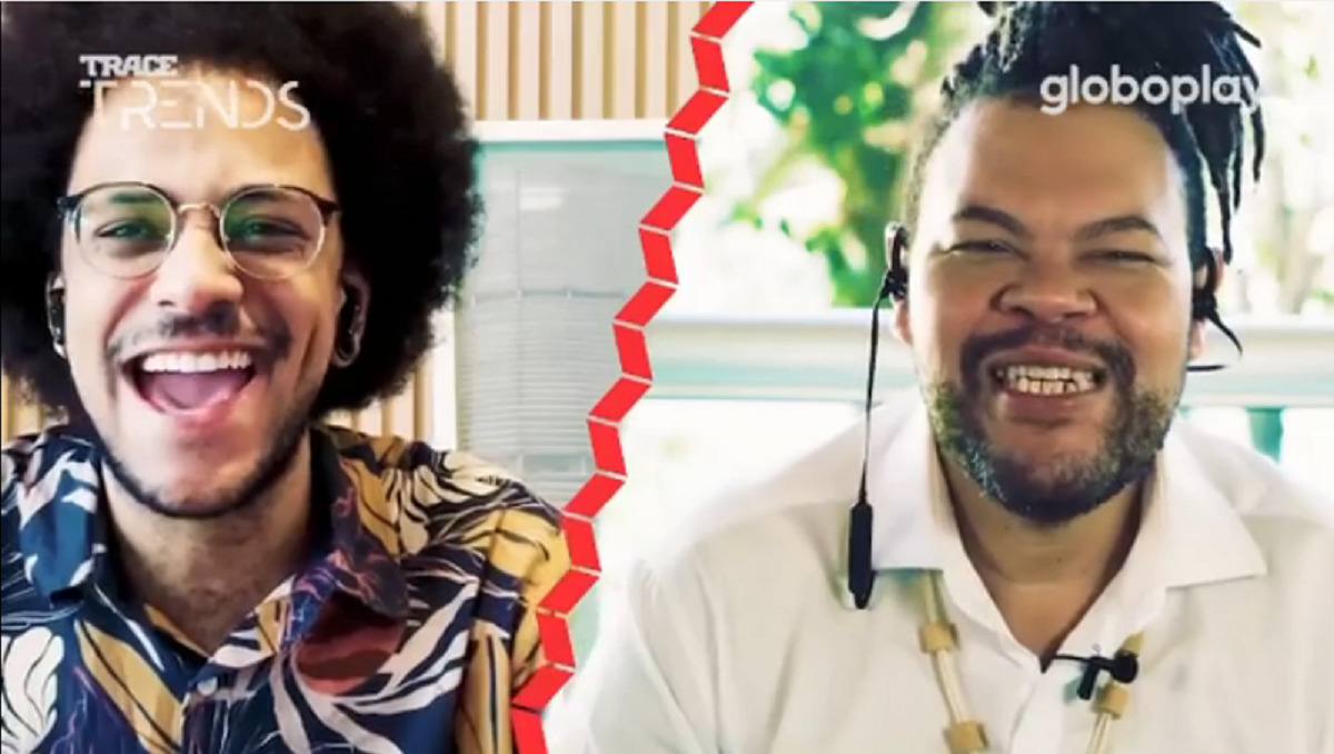 João Luiz e Babu Santana no Trace Trends