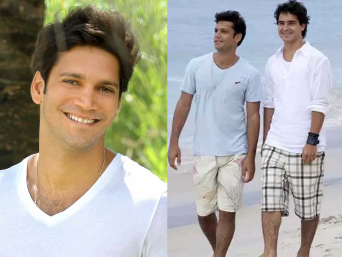 Armando Babaioff e André Arteche em Ti-ti-ti (Reprodução - Globo)